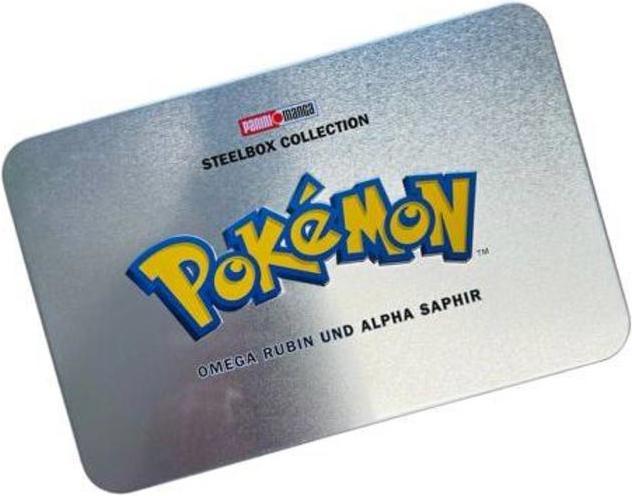 Actual product image Panini Pokémon Omega Rubin und Alpha Saphir (Steelbox) (German, Hidenori Kusaka, Satoshi Yamamoto, 2022)