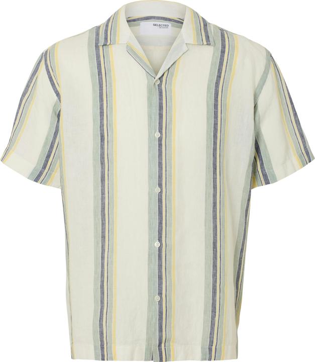 Selected Homme 100% Leinen Kurzarmhemd