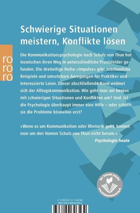Immagine prodotto Impulse für Kommunikation im Alltag (Tedesco, Dagmar Kumbier, Friedemann Schulz di Thun, Dina Barghaan, 2010)