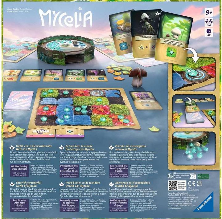 Immagine prodotto Ravensburger Mycelia (Tedesco, Francese, Italiano, Inglese, Spagnolo, Multilingue, Islandese)