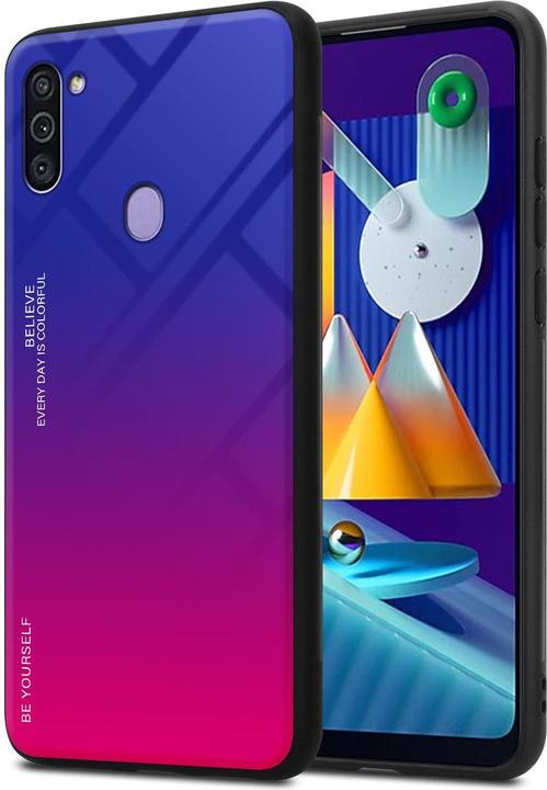 Productafbeelding Cadorabo TPU 2 kleuren glasdekking (Samsung Galaxy M11, Samsung Galaxy A11)
