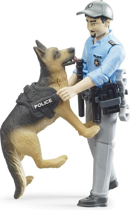 Image du produit Bruder Bworld Policier avec chien