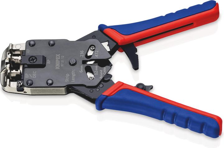 Produktbild Knipex Crimpzange für Westernstecker (200 mm)