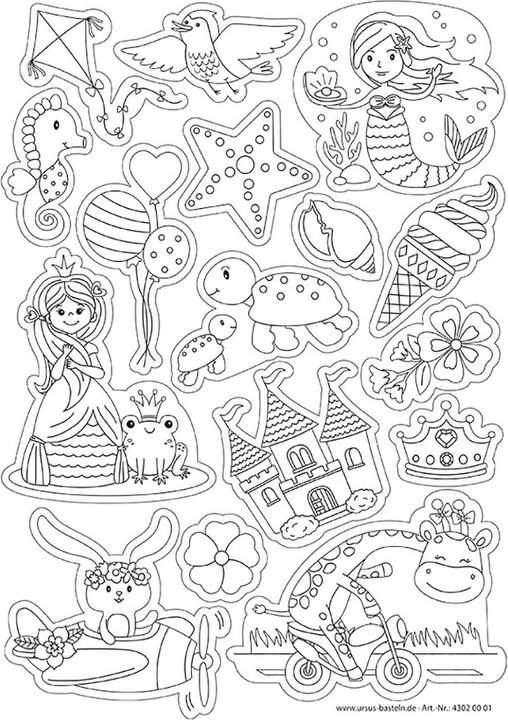 Actual product image Ursus Magnet paper Dreamworld A4, 100 g/m², 2 pieces, White (100 g/m², 2 x, A4)