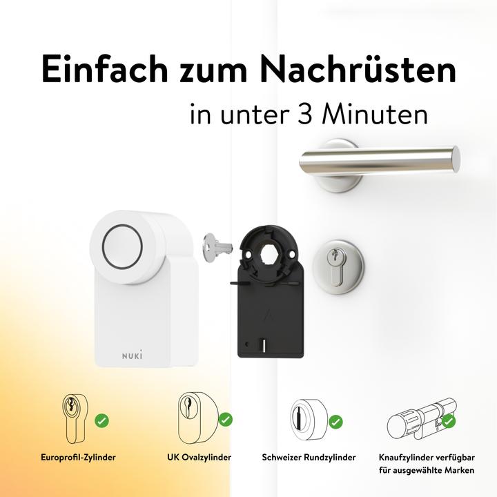 Produktbild Nuki Smart Lock Go CH-Zylinder (5th Gen) (Smartphone)