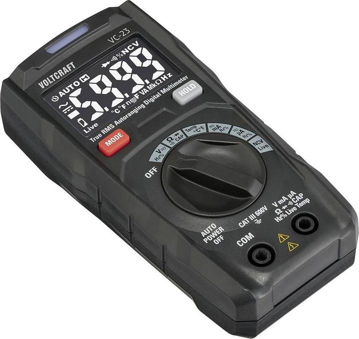 Produktbild Voltcraft VC-23 Hand-Multimeter digital CAT III 600 V Anzeige (Counts): 6000 (CAT III 600V)