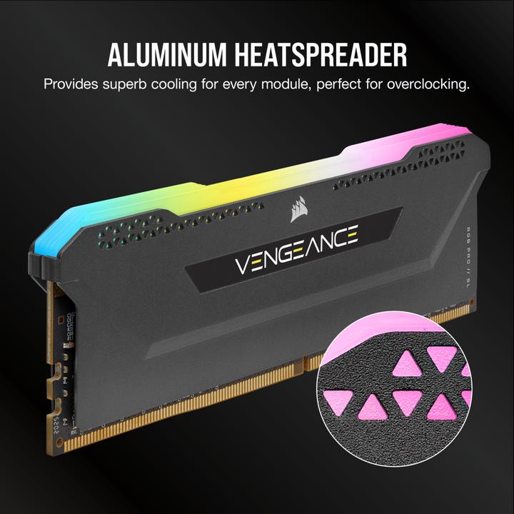 Produktbild Corsair Vengeance RGB Pro SL (2 x 16GB, 3200 MHz, DDR4-RAM, DIMM)