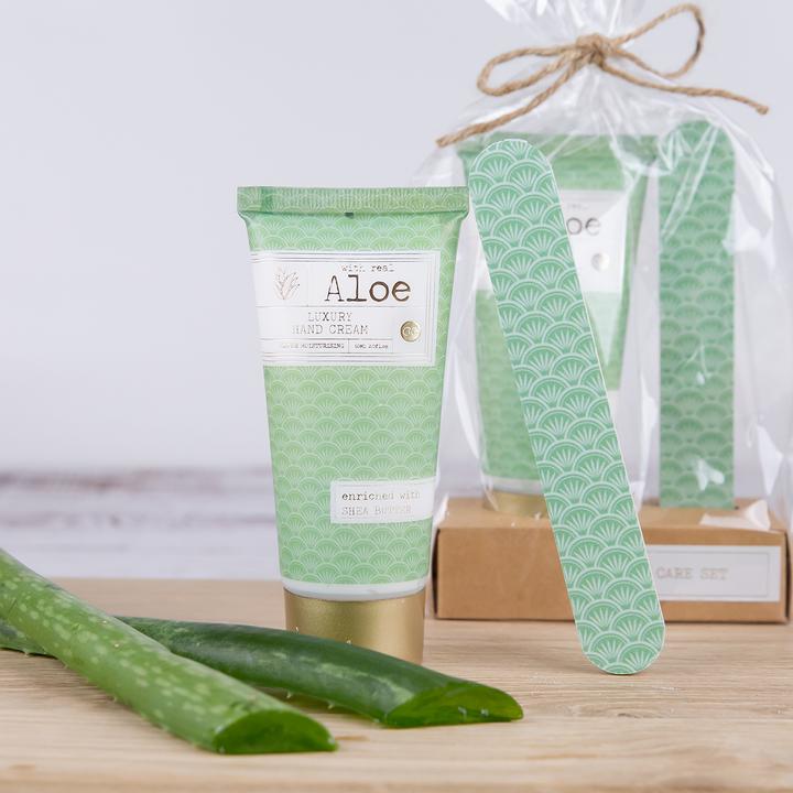 Productafbeelding Accentra Handverzorgingsset PREMIUM COLLECTION - ALOE VERA incl. 60ml handcrème met Aloë Vera en Shea butter