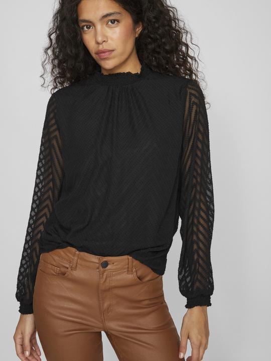 Produktbild Vila High Neck Oberteil mit langen Ärmeln (36)