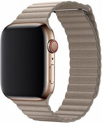 Produktbild Devia Elegant Leather Loop(44mm) for Apple Watch stone (Synthetisches Leder)