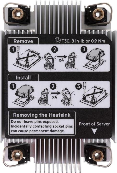 Produktbild HPE DL380 GEN11 STD HEAT SINK-STOCK