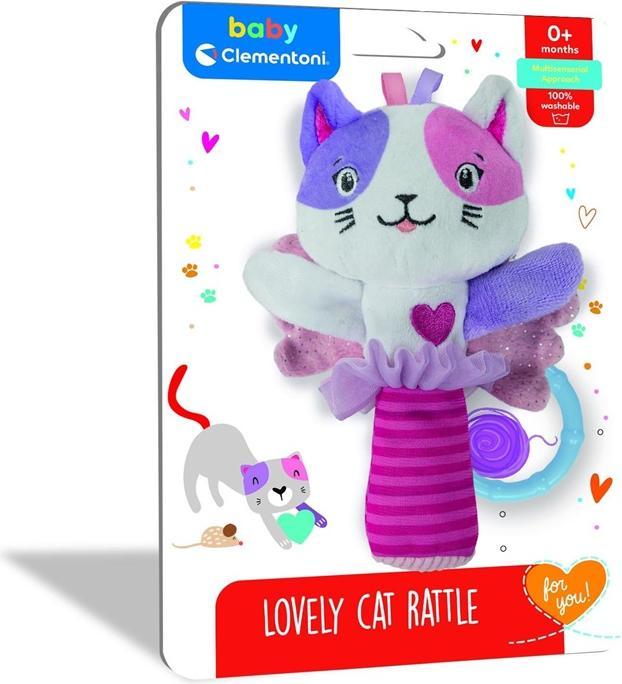 Produktbild Clementoni Baby - Plüsch Rassel Katze