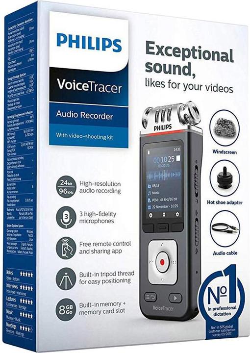 Actual product image Philips Digital Voice Tracer DVT7110 (8 GB)