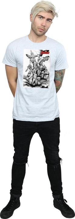 Produktbild Avengers Assemble Team Sketch TShirt (XL)