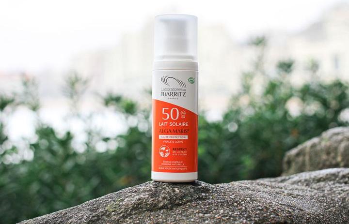 Actual product image Laboratoires de Biarritz Sun Milk (Suntan lotion, SPF 50, 100 ml, 168 g)