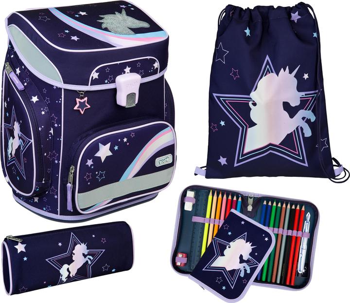 Actual product image Scooli School desk set 5-piece unicorn (18 l)