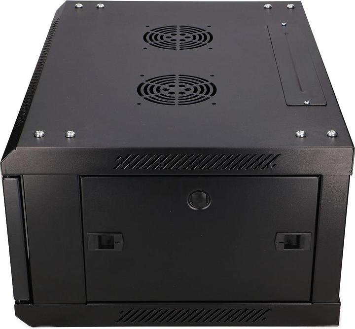 Actual product image Extralink 4U 600X450 WALL-MOUNTED RACK CABINET BLACK Wall mounted rack (4 RU, 19 inch rack)