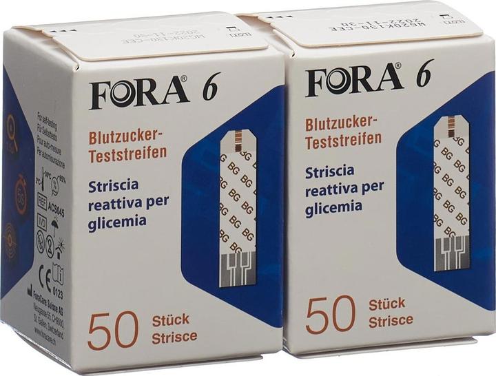 Fora 6 Blutzuckerteststreifen (Teststreifen)