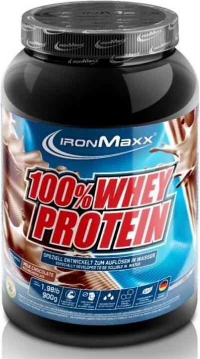 Immagine prodotto IronMaxx 100% proteine del siero di latte (Cioccolato, 1 pz., 900 g)
