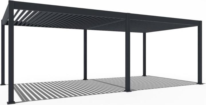 Actual product image Weide Electric pergola 3.6x7.2m anthracite with LED (720 cm, 360 cm)
