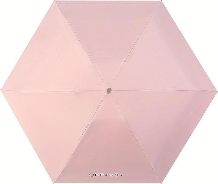 Image du produit Alopini Mini-parapluie plat manuel cinq places léger pour les journées ensoleillées et pluvieuses