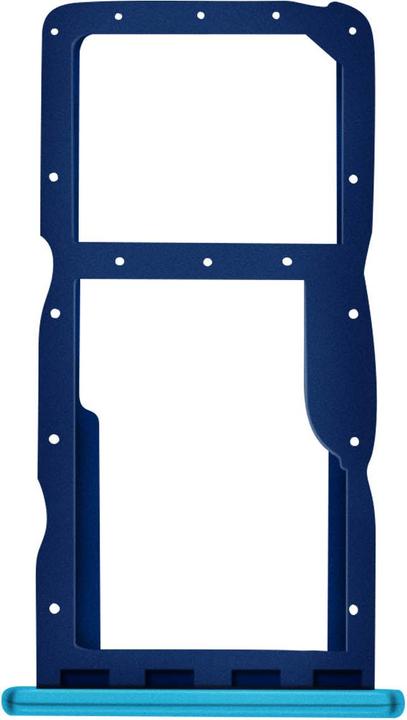 Actual product image Clappio Nano sim card holder, micro SD holder spare part for Huawei P30 Lite blue (SIM holder, Huawei P30 Lite)