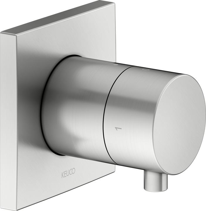 Actual product image Keuco IXMO concealed diverter valve for 2 consumers with comfort handle, with shut-off, square roset