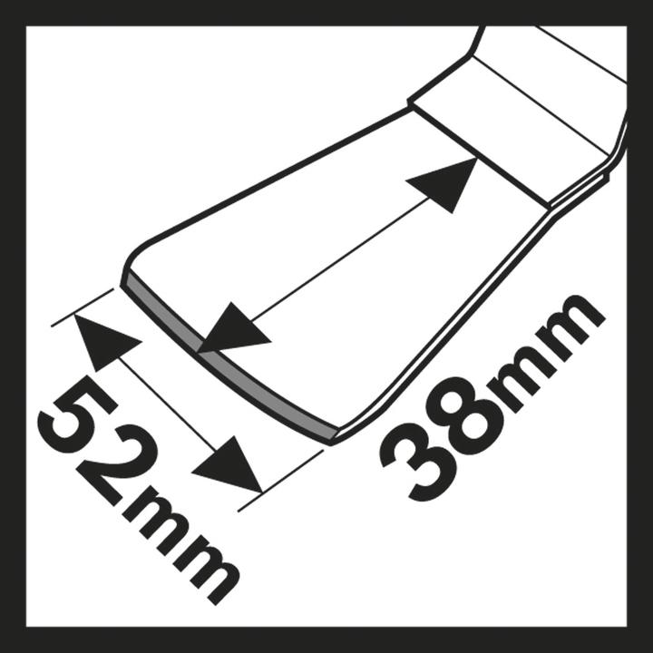 Produktbild Bosch Professional Zubehör HCS Schaber ATZ 52 SFC, flexibel, 52 x 38 mm, 1er-Pack