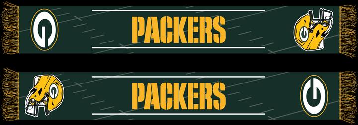 Produktbild Great Branding Green Bay Packers HD Knitted Jaquard Scarf
