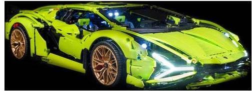 Image du produit Light my bricks Kit d'éclairage LED pour LEGO Lamborghini Sián FKP 37