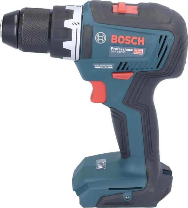 Produktbild Bosch Professional Bosch GSR 18V-55 Professional Akku Bohrschrauber 18 V 55 Nm Brushless + 2x Akku 2,0 Ah + Ladegerät (Akkubetrieb)