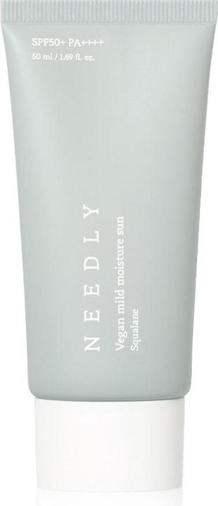 Produktbild Needly Vegan Mild Moisture Sun 50ml SPF50 PA Sunscreen for Sensitive Skin Lightweight Hydrating Sun Cream K (Sonnencreme, SPF 50+, 50 ml)