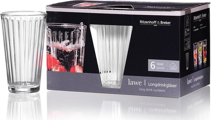 Ritzenhoff Lot de 6 verres à long drink (0.40 l, 6 x)