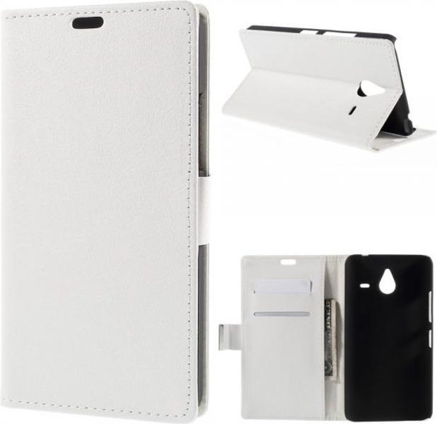 Produktbild MU Classic Leder Cover mit Litchitextur (Microsoft Lumia 640 XL)