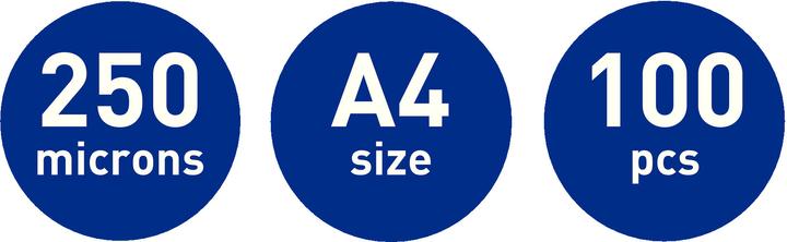Actual product image Leitz Laminating film (A4, 100 Piece, 250 µm)