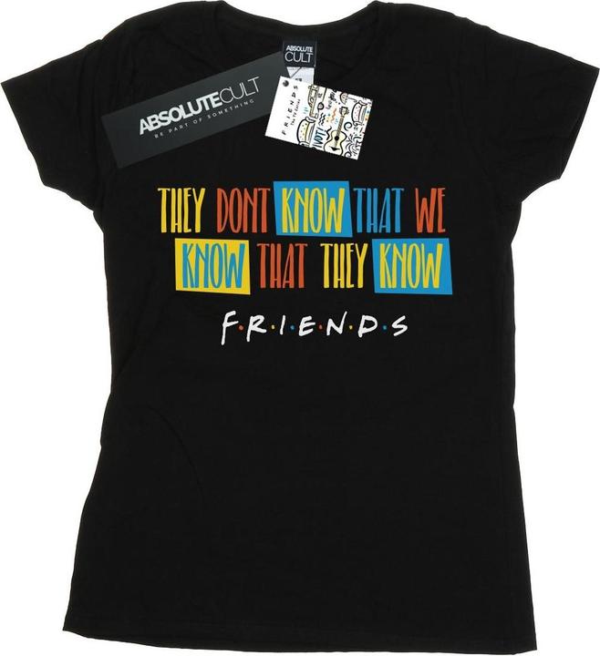 Immagine prodotto Friends They Don't Know Script Maglietta Donna (M)