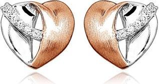 Produktbild Moiss Romantic bicolor earrings with zircons E0001333 (L)
