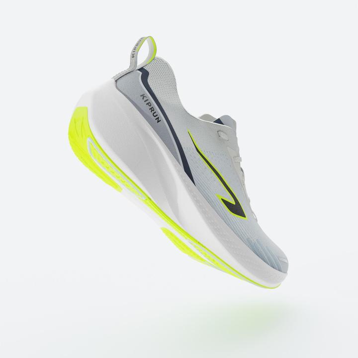 Produktbild Kiprun Laufschuhe Herren - Cushion 500 weiss/gelb (46)