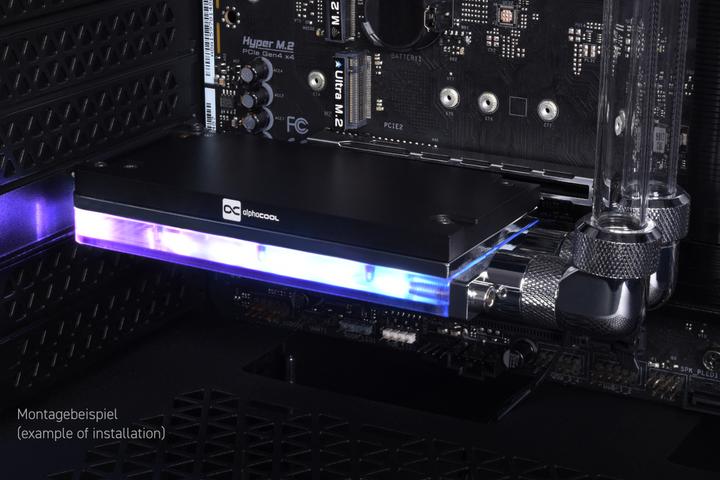 Immagine prodotto Alphacool Alpha Core M.2 NVMe PCIe 4.0 con raffreddamento a liquido 1022576