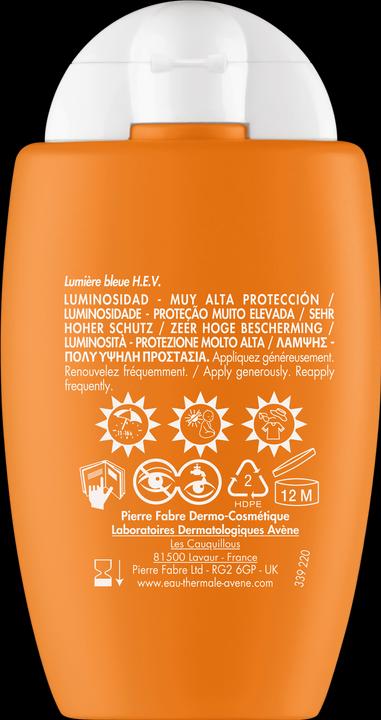 Actual product image Avène Ultra Fluid (Sun cream face, SPF 50+, 50 ml)