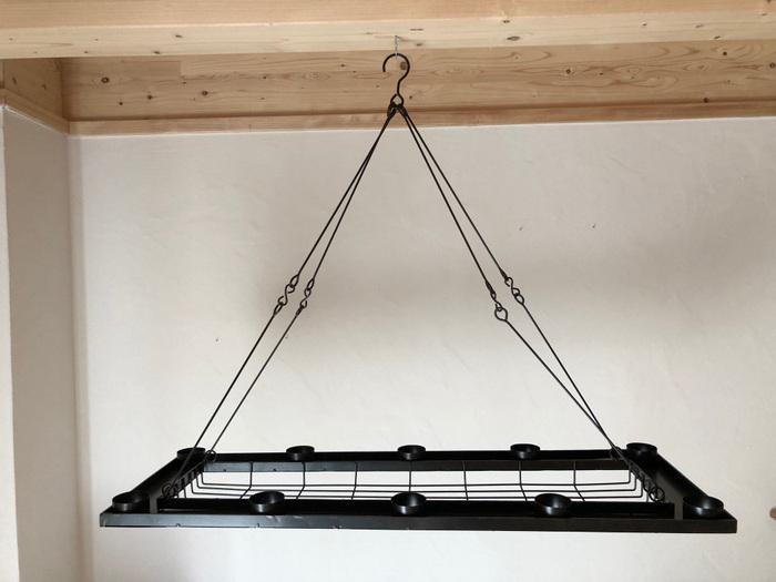 Actual product image Gerry Cas Hanging lamp Shabby Chic Palermo rectangular incl. 10 glass tea light holders