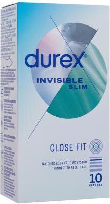 Productafbeelding Durex Invisible Close Fit Condooms Matched 10Pcs (10 Pcs.)