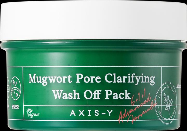 Actual product image Axis-Y Mugwort Pore Clarifying Wash Off Pack Cleansing Face Mask With Mugwort 100Ml (100 ml)