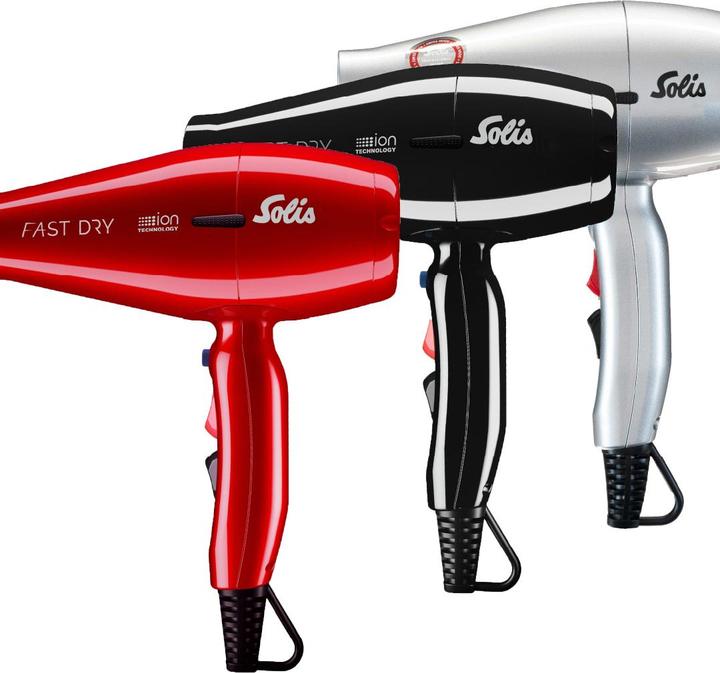 Immagine prodotto Solis Asciugacapelli professionale Fast Dry 360º ionico nero con cavo rotante a 360° (381)