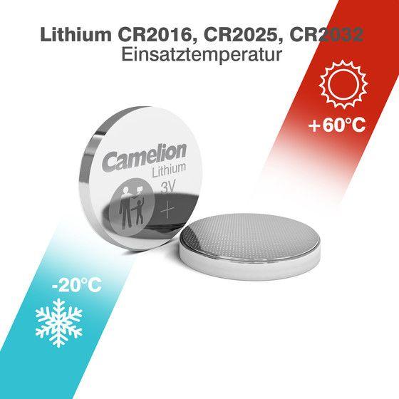 Produktbild Camelion Lithium Mix Set CR2016, CR2025, CR2032 (6 Stk., CR2032, CR2016, CR2025, 210 mAh)