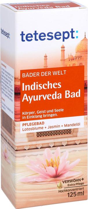Produktbild Tetesept Medizinalbad Bäder der Welt Indisches Ayurveda 125 ml (125 ml, Badeöl)