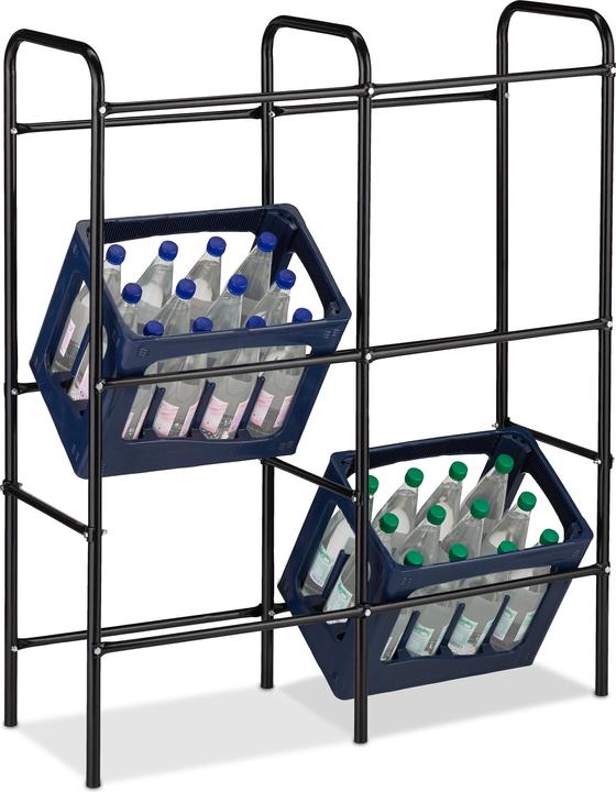 Actual product image Relaxdays Beverage crate rack (95 x 34 x 116 cm)