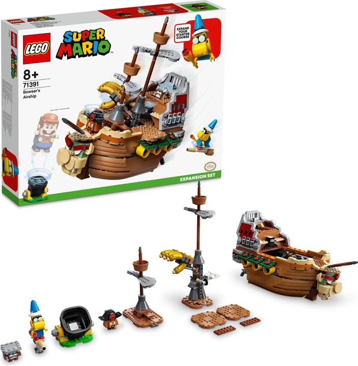 Immagine prodotto LEGO Il dirigibile di Bowser - Set di espansione (71391, LEGO Super Mario)