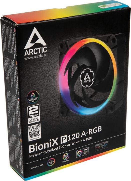 Actual product image Arctic Fan BioniX F120 A-RGB (120 mm, 1 x)