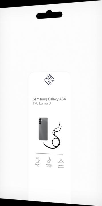 Actual product image Cazy Mobile Phone Chain Case Compatible with Samsung Galaxy A54 - Silicone Mobile Phone Case with Strap